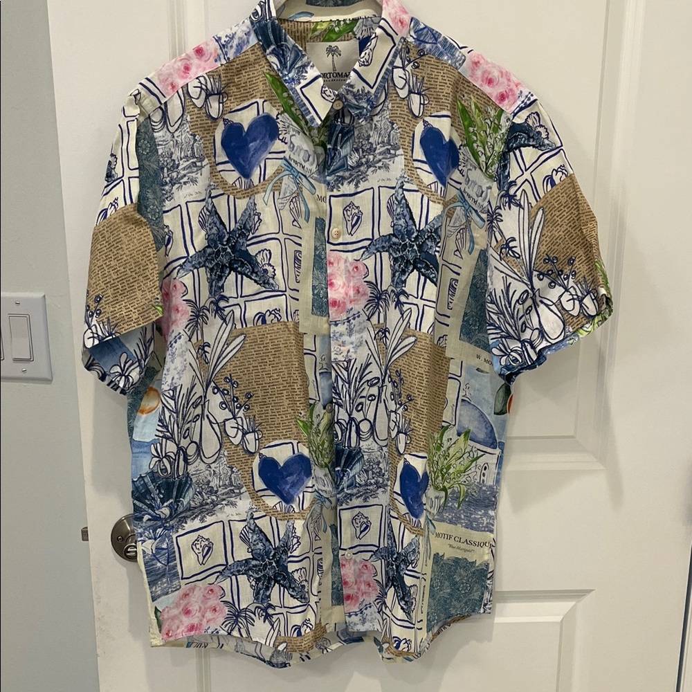 Men's 100% Linen Shirt-XXL
Portomar Spanish Luxury Brand For Spring/Summer-NWOT